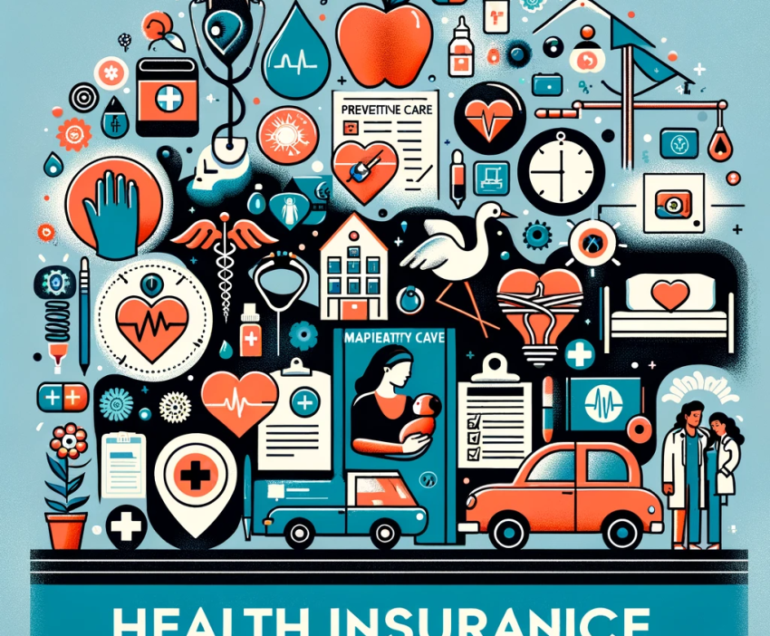 Health Insurance Benefits Preventive Care, Hospitalization, Doctor's Visits, Maternity Coverage, Mental Health Coverage
